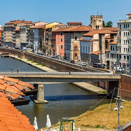 Apartament Brg Sx- Attico Terrazza Vista Panoramica Lungarni Pisani